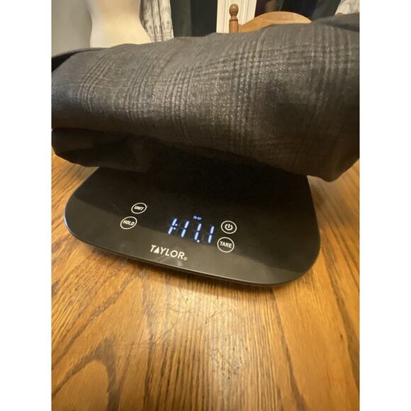 Chaps Ralph Lauren Two Button Gray Blazer Poly Blend Sport Coat Jacket Size 44R - Picture 16 of 16